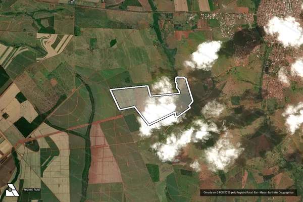Imagem de satélite de FAZENDA ÁGUA VERMELHA - 001 em Iturama - MG