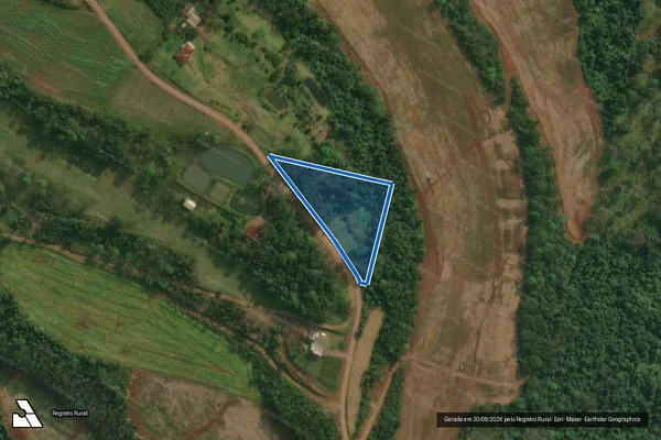 Imagem de satélite de Lote Rural n° 34-E - LOTE RURAL Nº 34-E em Itapiranga - SC