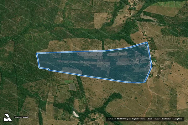 Imagem de satélite de FAZENDA SÃO LUIZ - Parcela 1 em João Lisboa - MA