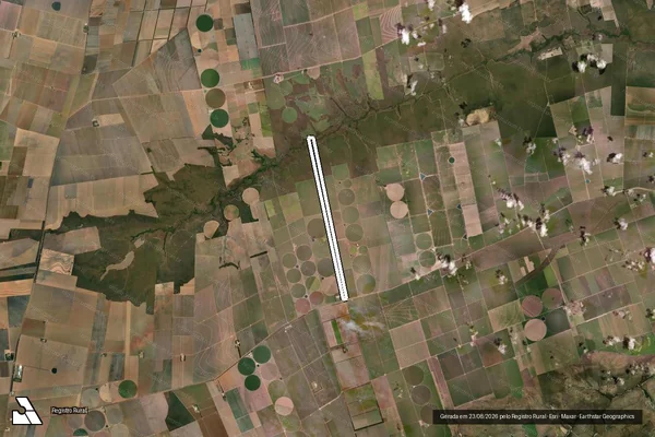 Imagem de satélite de Fazenda São João em Correntina - BA