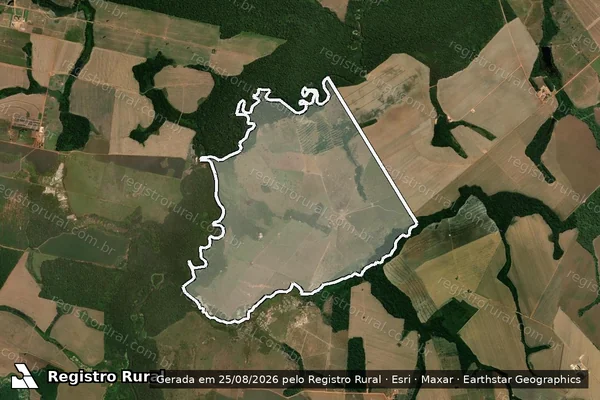 Imagem de satélite de Fazenda Fortaleza