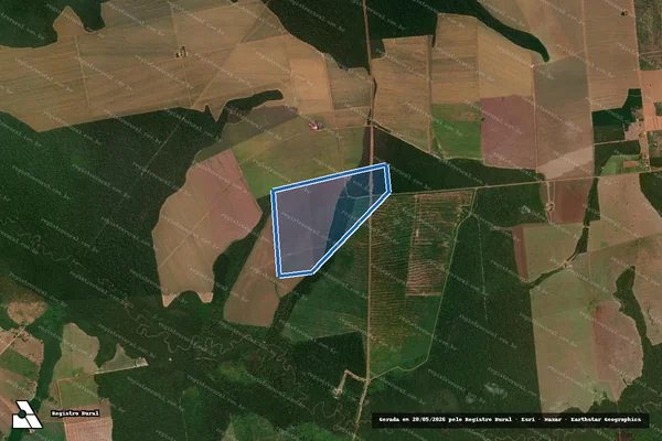 Imagem de satélite de Fazenda Corumba I – Mat: 30.970 em Lucas do Rio Verde - MT