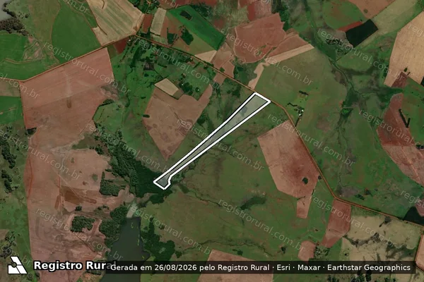 Imagem de satélite de Fazenda Chagas - Parte 1 em Santo Antônio das Missões - RS