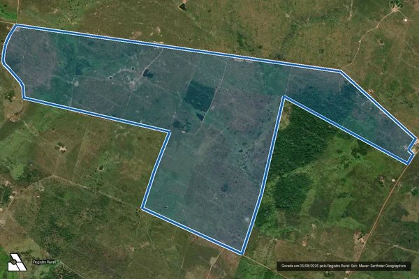 Imagem de satélite de PA 1° DE MAIO LOTE 25 - 26 - 39 - 41 - FAZENDA AGUIA DOURADA-PARTE 1 em Marabá - PA