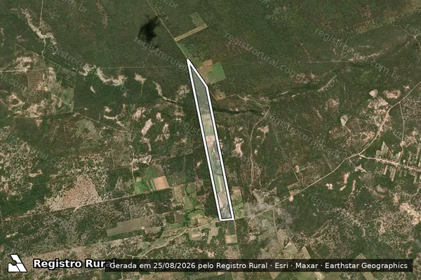 Imagem de satélite de SITIO BAIXA DO JUAZEIRO/DO DUTRA - 01 em Upanema - RN