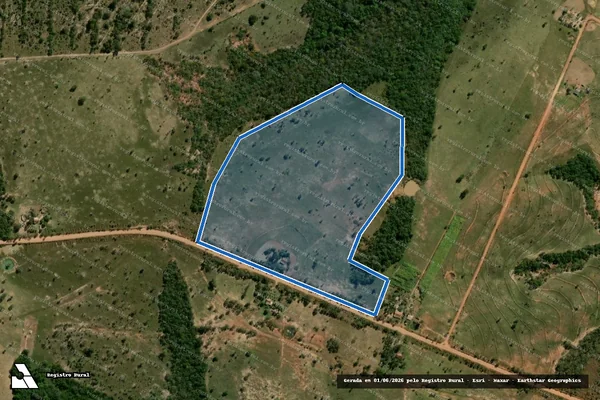 Imagem de satélite de Projeto de Assentamento Corguinho - Lote 129 em Corguinho - MS