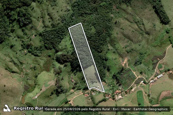 Imagem de satélite de RANCHO DALLA - RANCHO DALLA ? GLEBA A em São Luiz do Paraitinga - SP