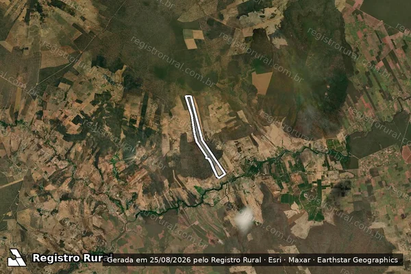 Imagem de satélite de FAZENDA ALIANÇA - Parte 1 em Coribe - BA