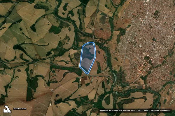 Imagem de satélite de Fazenda Ariranha - Gleba A em Jataí - GO