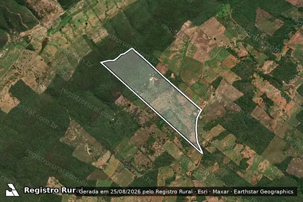 Imagem de satélite de Sítio Umbuzeiro - Parcela 1 em Santana de Mangueira - PB