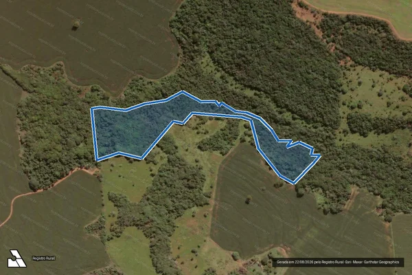 Imagem de satélite de FAZENDA RIO VERDINHO MONTE ALEGRE - Gleba 02 em Rio Verde - GO