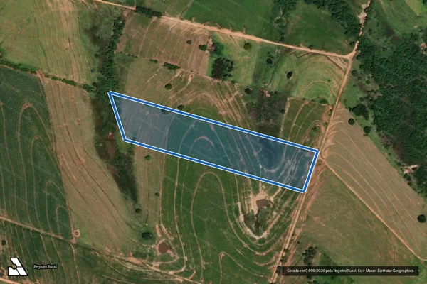 Imagem de satélite de Fazenda Nova - Fazenda Nova em Ribeirão dos Índios - SP