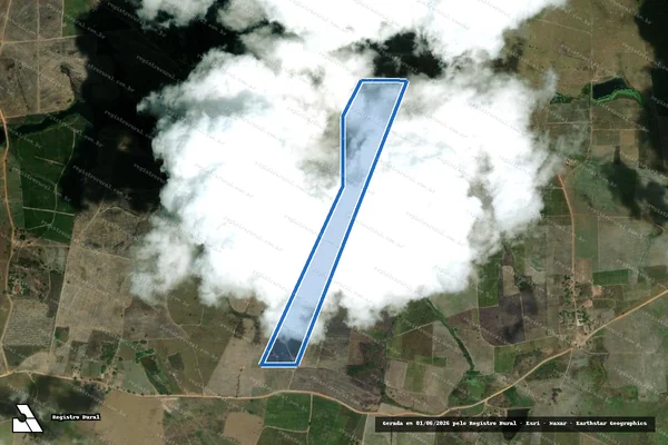 Imagem de satélite de FAZENDA ALEGRIA - GLEBA 05-C em Curral de Cima - PB