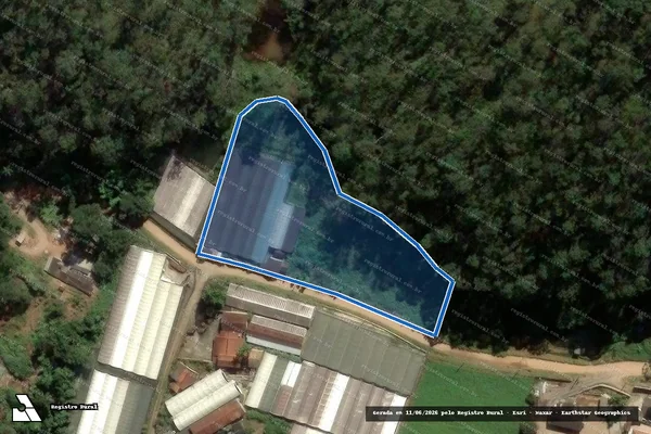 Imagem de satélite de Chácara Ype - Chácara Ype - GLEBA B em Itapecerica da Serra - SP