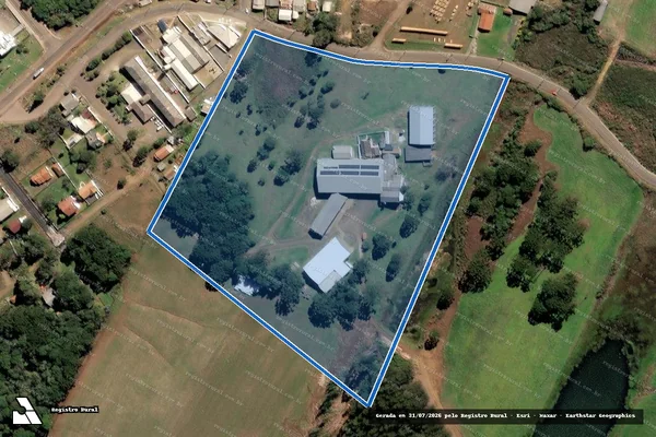 Imagem de satélite de FAZENDA DO SALTO - Lote A em Lebon Régis - SC
