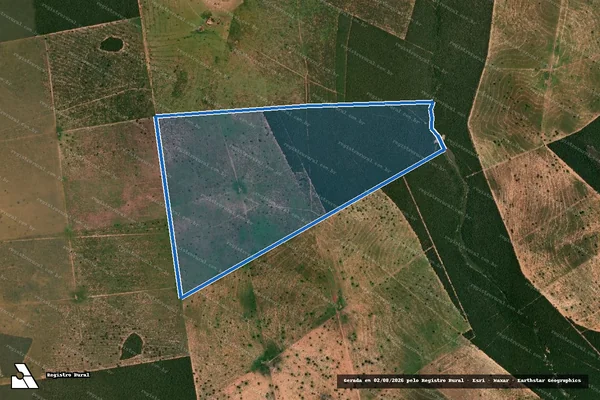 Imagem de satélite de FAZENDA SANTO ANTONIO - Parte 1 em Figueirão - MS