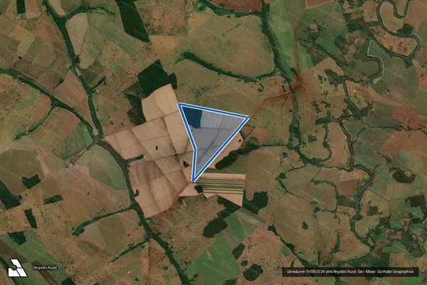 Imagem de satélite de Fazenda Tijucal - Fazenda Tijucal em São Francisco de Sales - MG