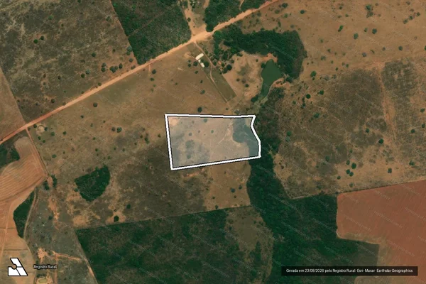 Imagem de satélite de FAZENDA NOVA CALDEIRA - LOTE 06 em Nova Xavantina - MT