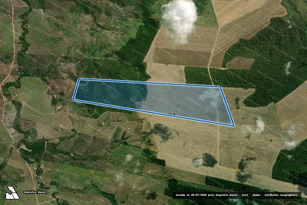 Imagem de satélite de FAZENDA BOA ESPERANÇA I - Parte 1 em Vila Nova dos Martírios - MA