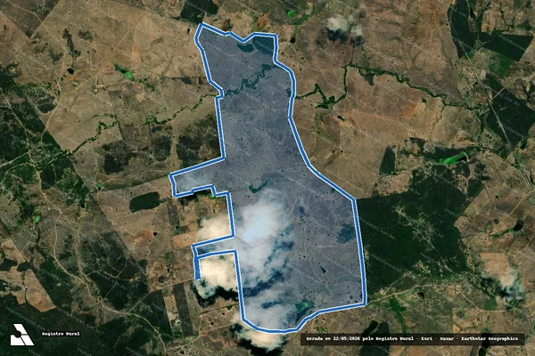 Imagem de satélite de FEMAX CONSULTORIA EIRELI-EPP - GLEBA-01 em Gurinhém - PB