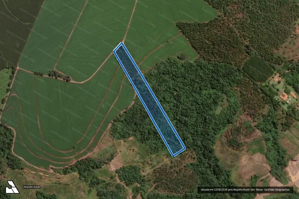 Imagem de satélite de Fazenda Santa Rosa - Fazenda Santa Rosa em Santa Cruz da Conceição - SP