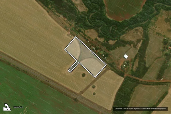 Imagem de satélite de FAZENDA SÃO GERALDO - ÁREA SPU 02 | ESTAÇÃO LIGAÇÃO em Campo Grande - MS