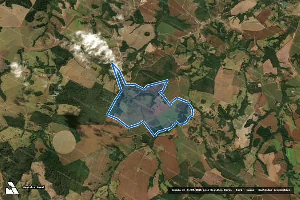 Imagem de satélite de Fazenda Boa Vista de São João da Jurubatuba - Única em Silvânia - GO