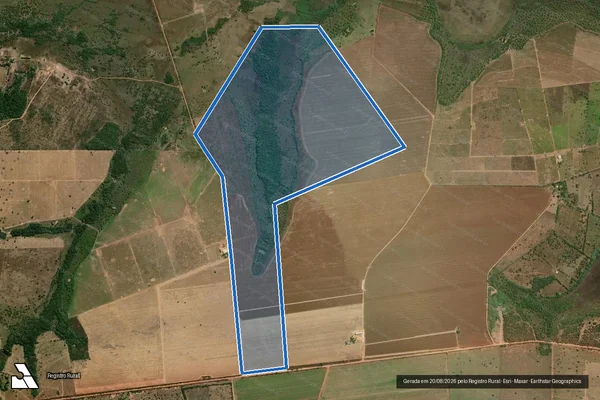 Imagem de satélite de Fazenda Nicoly II / Parte 1 em São Félix do Araguaia - MT
