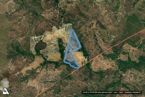 Imagem de satélite de FAZENDA BOA VISTA em Colinas do Sul - GO