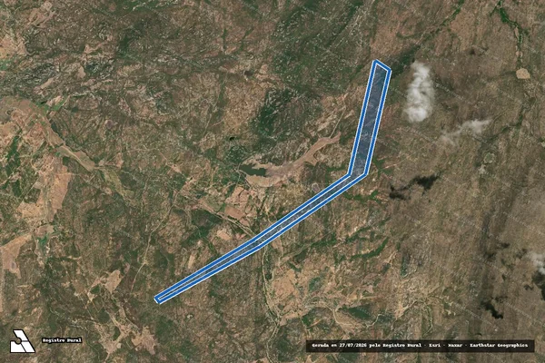 Imagem de satélite de FAZENDA SERRA DO GADO IV - Parte 1 em Santana do Matos - RN