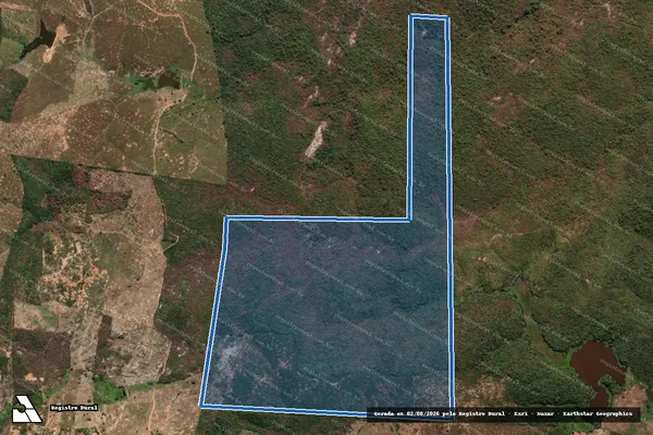 Imagem de satélite de FAZENDA TABOLEIRO DO ARERE-Parte 2 - Gleba 2-C em Jucás - CE
