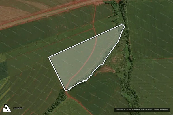 Imagem de satélite de Lote de Terras Rural n° 509-A, Gleba Encantado - Parte 1 em Assis Chateaubriand - PR