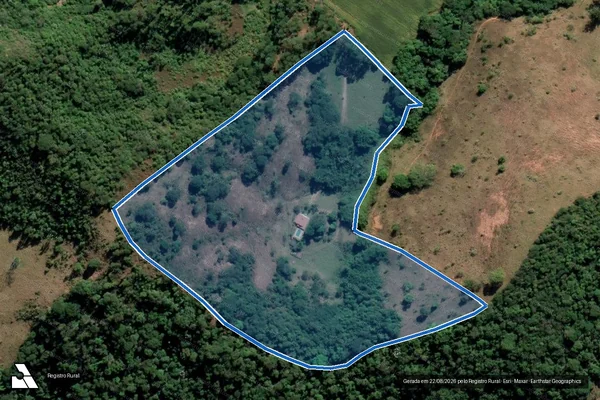 Imagem de satélite de ?Sítio Cleciolândia? - - em Rio Pomba - MG