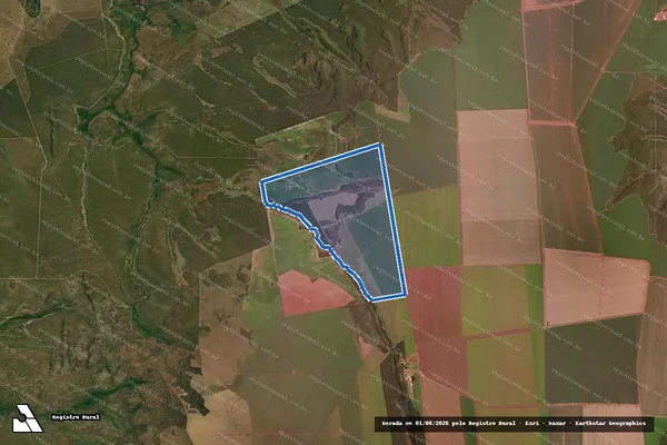 Imagem de satélite de FAZENDA RAFAELA l  - Parcela 1 em Nova Xavantina - MT