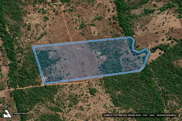 Imagem de satélite de LOTE 10 P. A. ARLINDO - Parte 1 em Aliança do Tocantins - TO