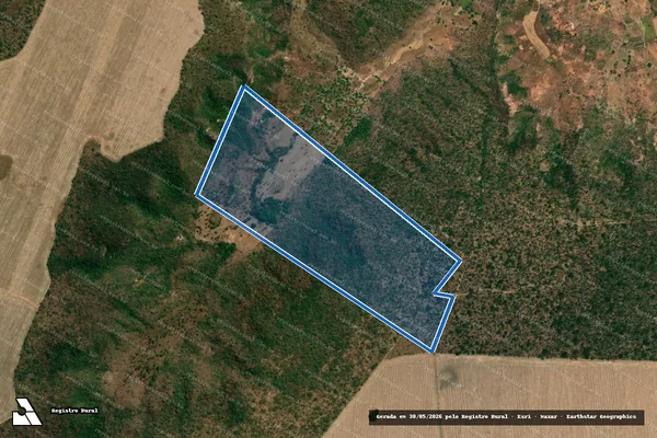 Imagem de satélite de GLEBA VÃO DA MATA - - DATA LIVRAMENTO em Benedito Leite - MA