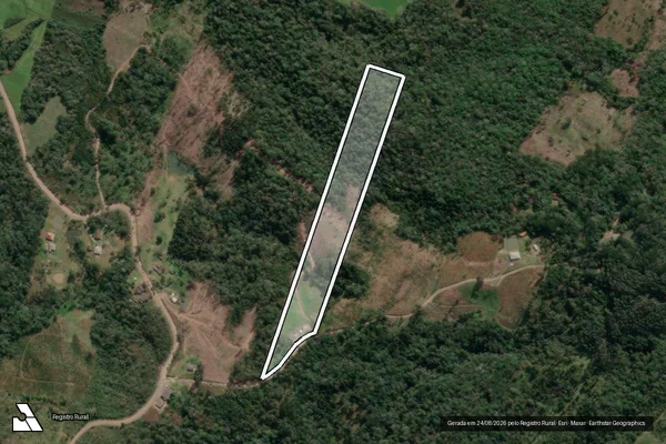 Imagem de satélite de Linha 13 ? Lote J - Parte 1 em União da Vitória - PR