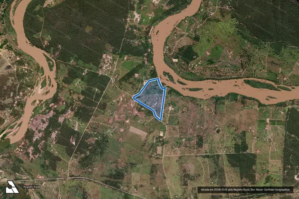 Imagem de satélite de Lote 23 - Projeto de Assentamento Campo Novo - Parte 1 em Jequitinhonha - MG