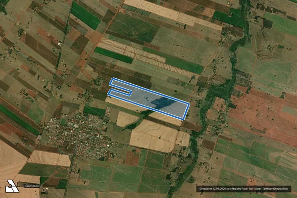 Imagem de satélite de Sítio Santa Ana - PARTE 1 em São João do Pau d'Alho - SP