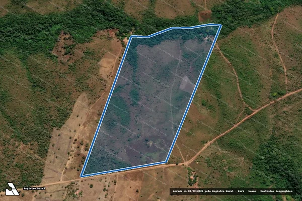 Imagem de satélite de LOTE 13, PA SANTA TEREZA I - 001 em Ponte Alta do Tocantins - TO