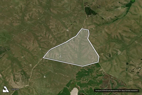 Imagem de satélite de Fazenda Perin - Parte 1 em São Gabriel - RS