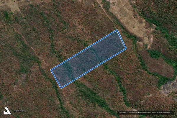 Imagem de satélite de Fazenda Cananeia / Palhada / Parte 2 - GLEBA 14 em Jequitinhonha - MG