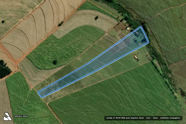 Imagem de satélite de Fazenda Jesuvilla - Gleba B em Bernardino de Campos - SP