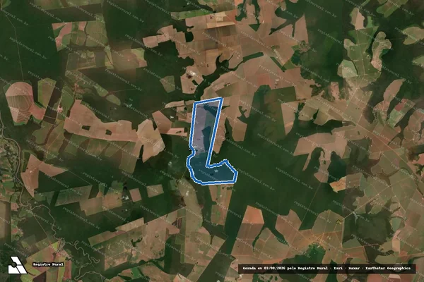 Imagem de satélite de FAZENDA RAFAIN - FAZENDA RAFAIN II em Nova Mutum - MT
