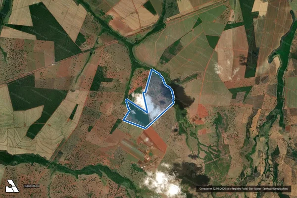 Imagem de satélite de FAZENDA RANCHO ALEGRE - Gleba 05 em Santa Vitória - MG