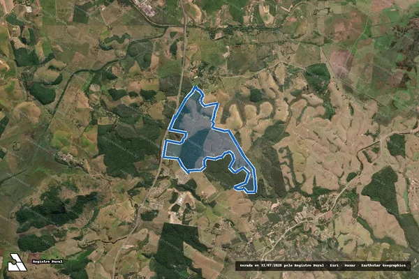 Imagem de satélite de Fazenda Cantinho do Céu - PARCELA 02 em Vila Velha - ES