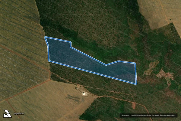Imagem de satélite de FAZENDA ISIDORIO - Parte 1 em Mirador - MA