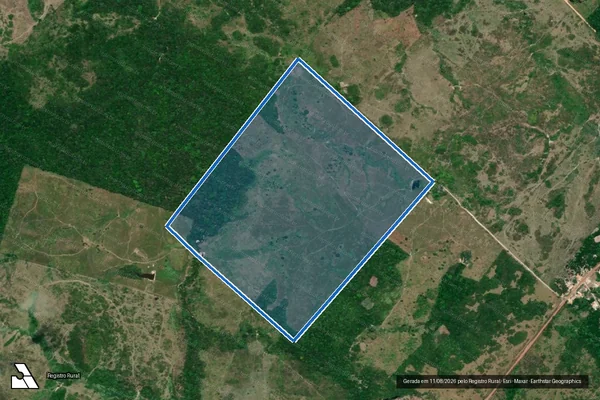 Imagem de satélite de Sítio Mathias, LOTE Nº 53 - em Santa Luzia do Pará - PA