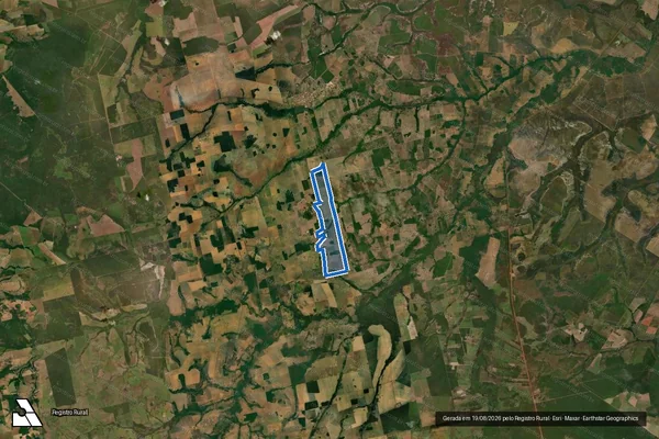 Imagem de satélite de P.A. CANABRAVA - MATRÍCULA 801 - ÁREA 03 em Porto Alegre do Norte - MT