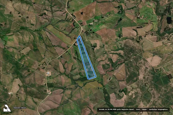 Imagem de satélite de PE São Miguel_Gleba II_Lotes - Lote 02C em Candiota - RS